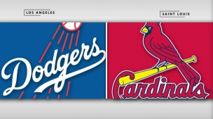 Dodgers 1 - Cardinals 2