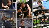 Milton Gastrin, Bill Zonnon, Theodor Hallquisth, Porter Martone, Brady Martin et William Horcoff.