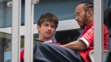 Charles Leclerc et Lewis Hamilton