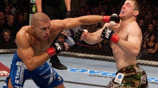 Georges St-Pierre a affronté Matt Hughes à trois reprises. Georges St-Pierre c. Matt Hughes