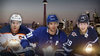 Connor McDavid, John Tavares et Patrik Laine